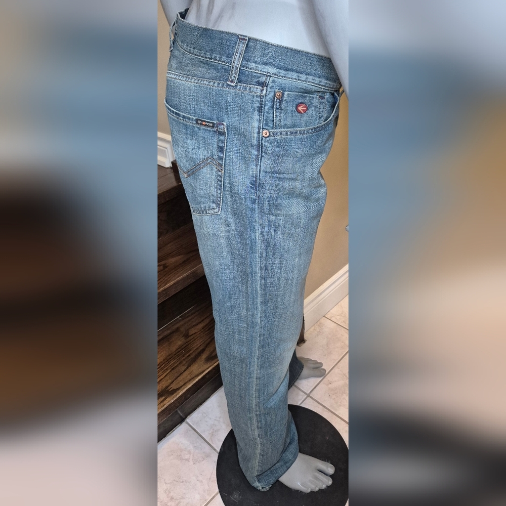 Energie Light Blue Denim Straight Jeans - Picture 4 of 9